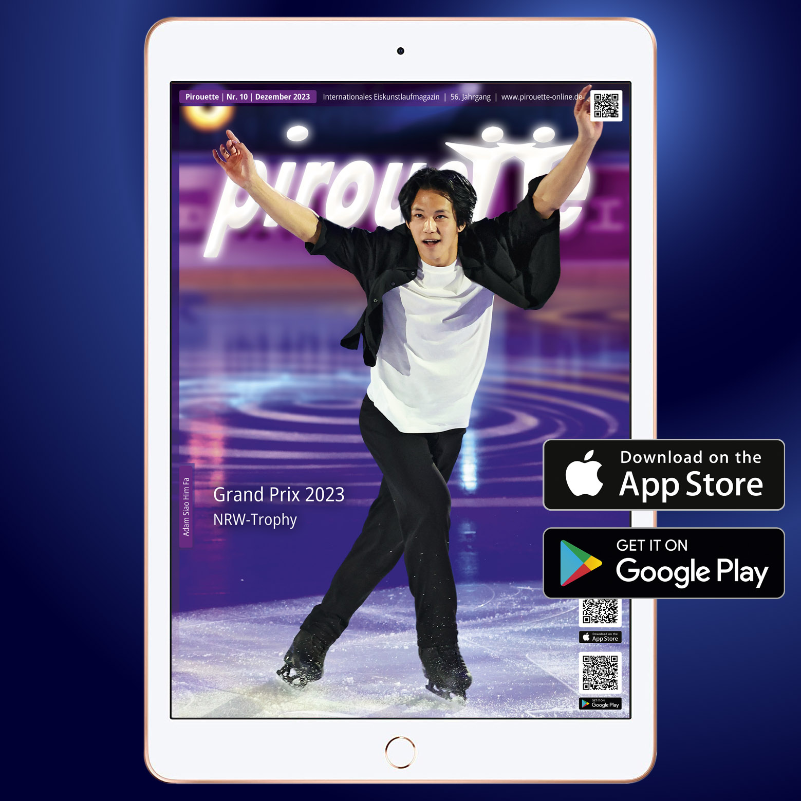 Die aktuelle Pirouette-App mit Adam Siao Him Fa
