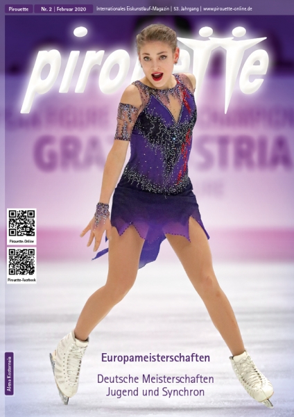 Pirouette - Eiskunstlaufmagazin Februar 2020 – Alena Kostornaia