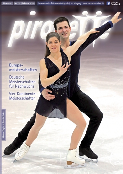 Pirouette Magazin für Eiskunstlauf Februar 2018 - Miriam Ziegler und Severin Kiefer