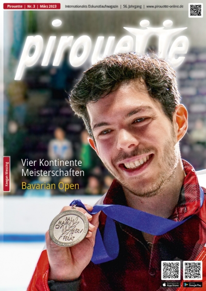 Pirouette - Eiskunstlaufmagazin März 2023 - Keegan Messing