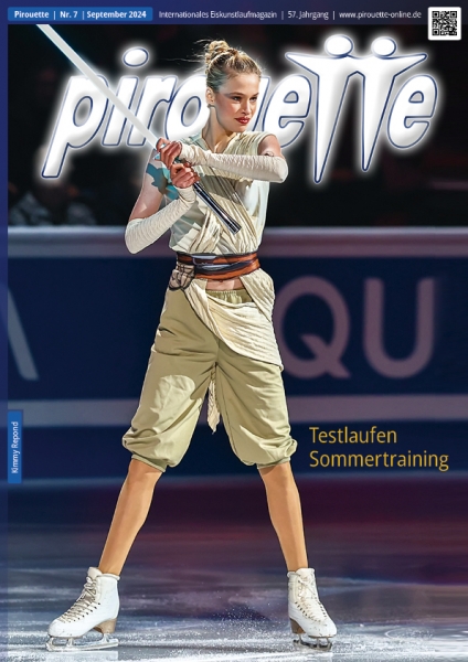 Pirouette - Eiskunstlaufmagazin September 2023 - Pirouette Magazine for Figureskating September 2023 - Darya Grimm and Michail Savitskiy