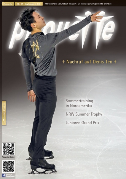 Pirouette Fachzeitschrift für Eiskunstlauf Ausgabe September 2018 - Denis Ten