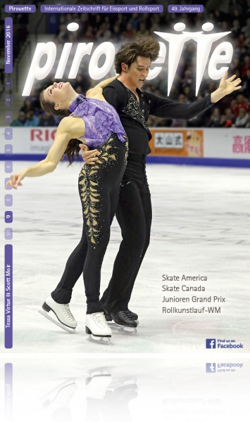 Pirouette Fachzeitschrift für Eiskunstlauf Ausgabe November 2016 - Tessa Virtue und Scott Moir