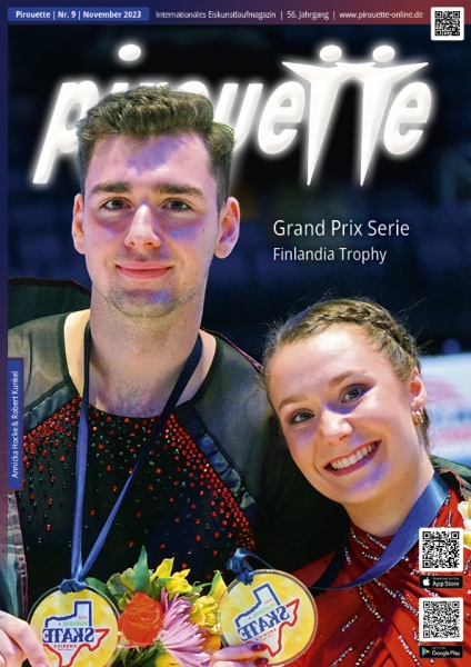Pirouette - Eiskunstlaufmagazin November 2023 - Annika Hocke und Robert Kunkel