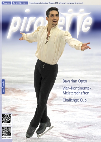 Pirouette Magazin für Eiskunstlauf März 2019 - Javier Fernandez
