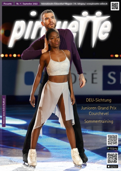 Pirouette - Eiskunstlaufmagazin September 2022 - Vanessa James und Eric Radford