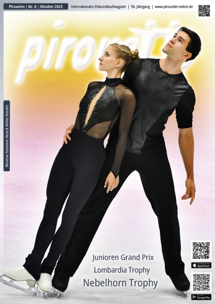 Pirouette - Eiskunstlaufmagazin Oktober 2023 - Minerva Fabienne Hase & Nikita Volodin