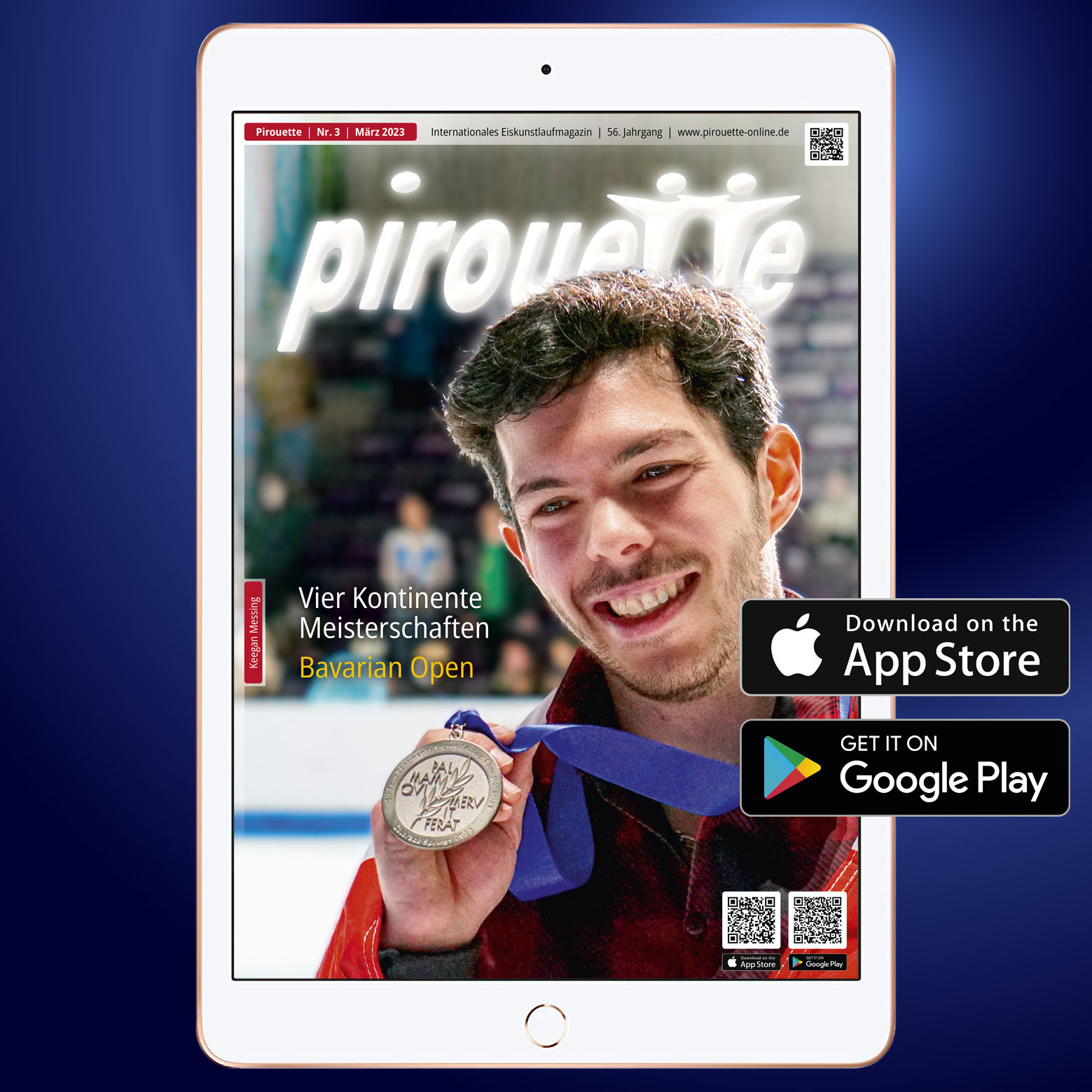 Die aktuelle Pirouette-App mit Keegan Messing