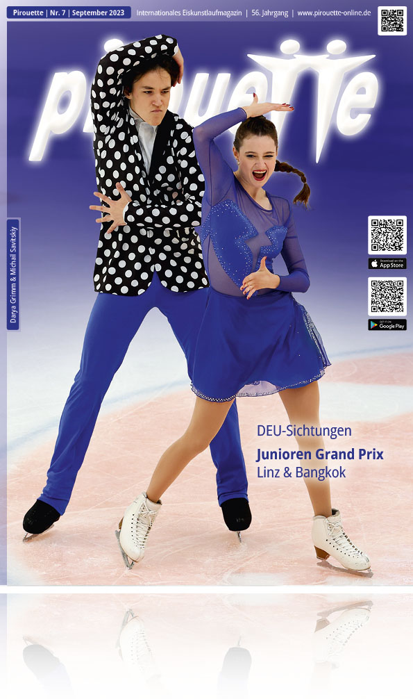 Pirouettemagazin September 2023 - Darya Grimm und Michail Savitskiy