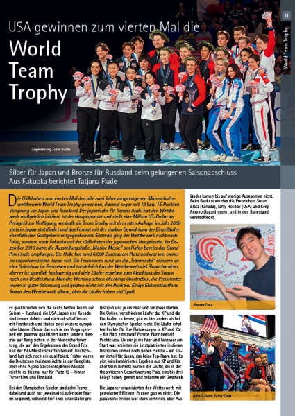 Pirouette Magazine for Figureskating May + Juni 2019 - World Team Trophy
