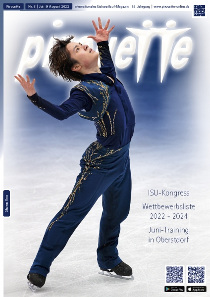 Pirouette - Eiskunstlaufmagazin Juli + August 2022 - Shoma Uno